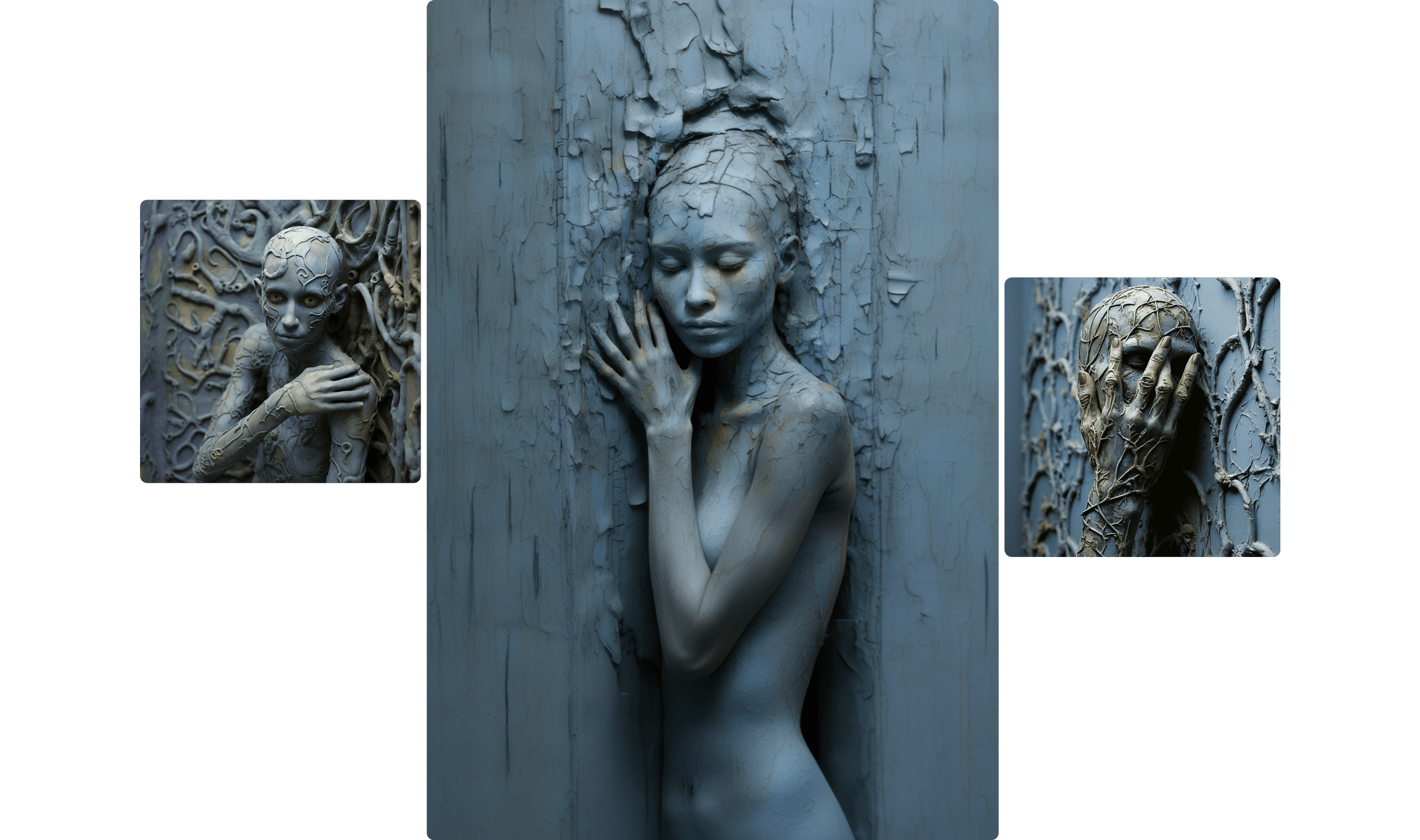 Murals in Blue, Bild 13, Midjourney Exploration, Dirk Habenschaden