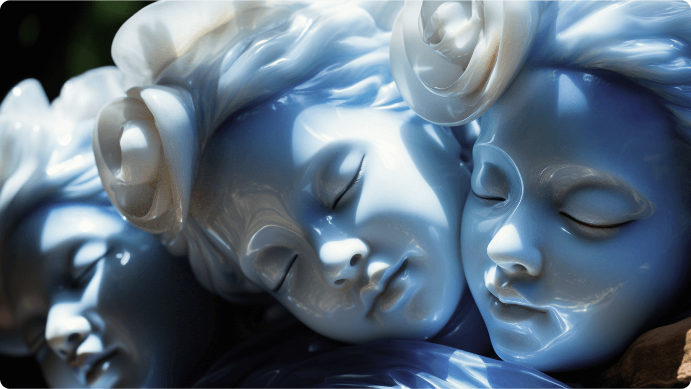 Murals in Blue, Style Tuner, Bild 37, Midjourney Exploration, Dirk Habenschaden