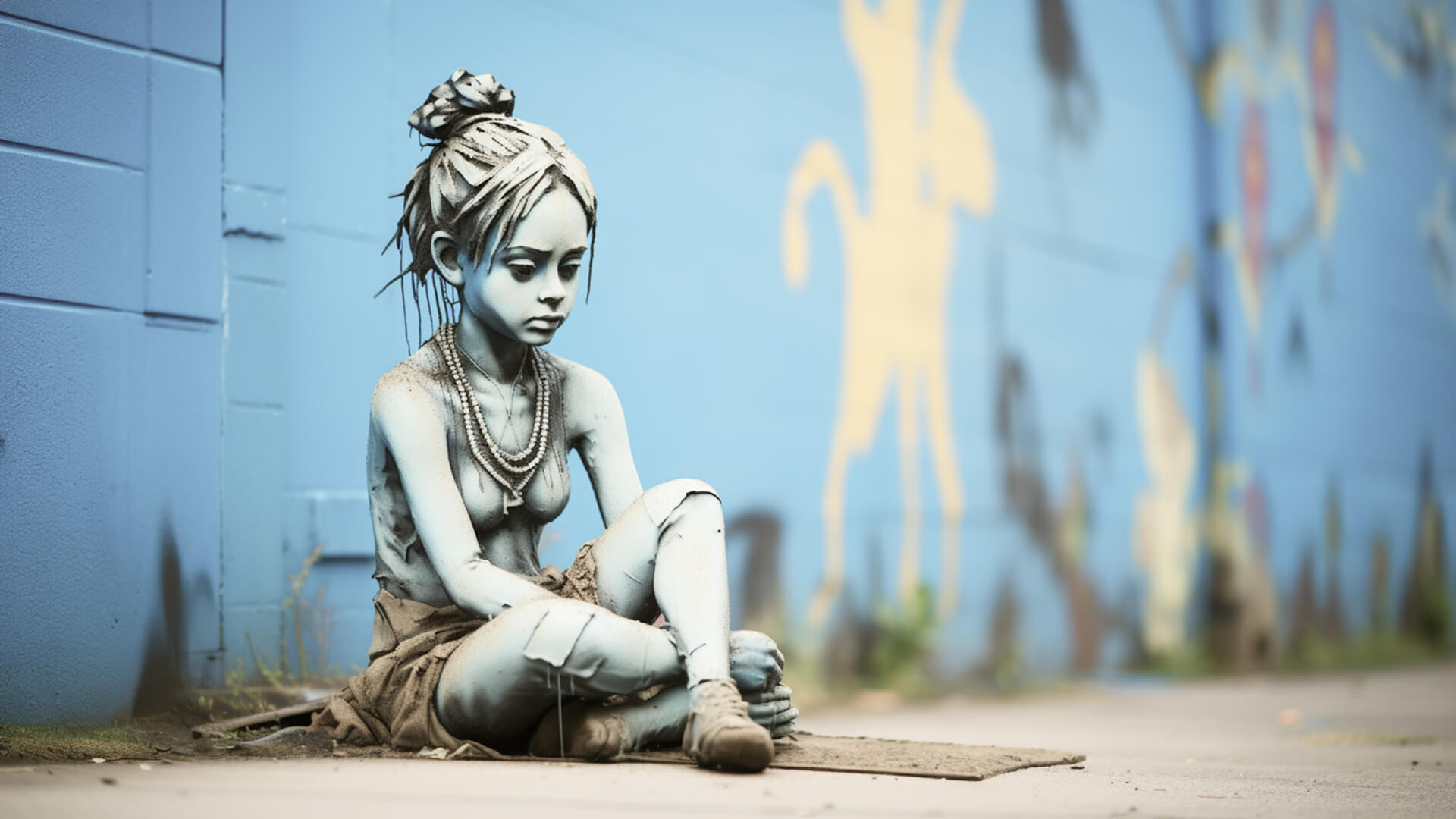 Murals in Blue – Banksy