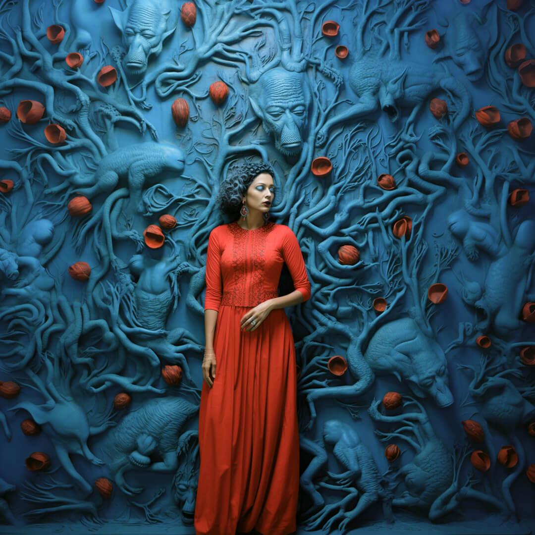 Murals in Blue – Motif 1