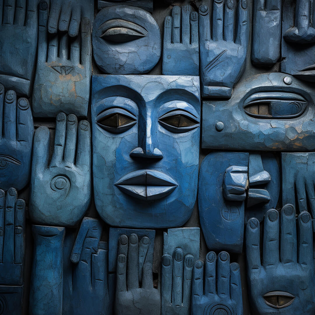 Murals in Blue – Motif 3