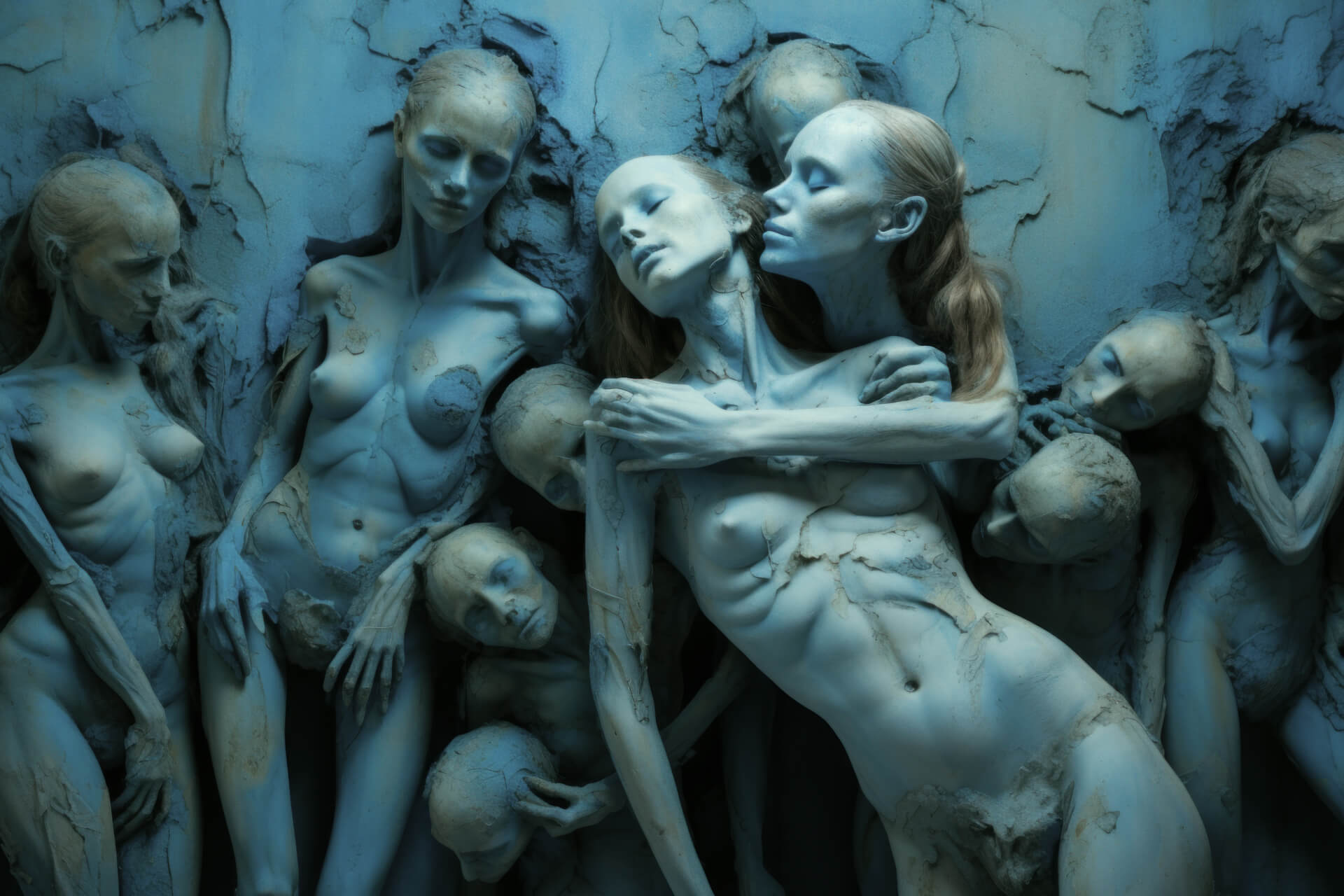 Murals in Blue – Post Modern Gothic 1