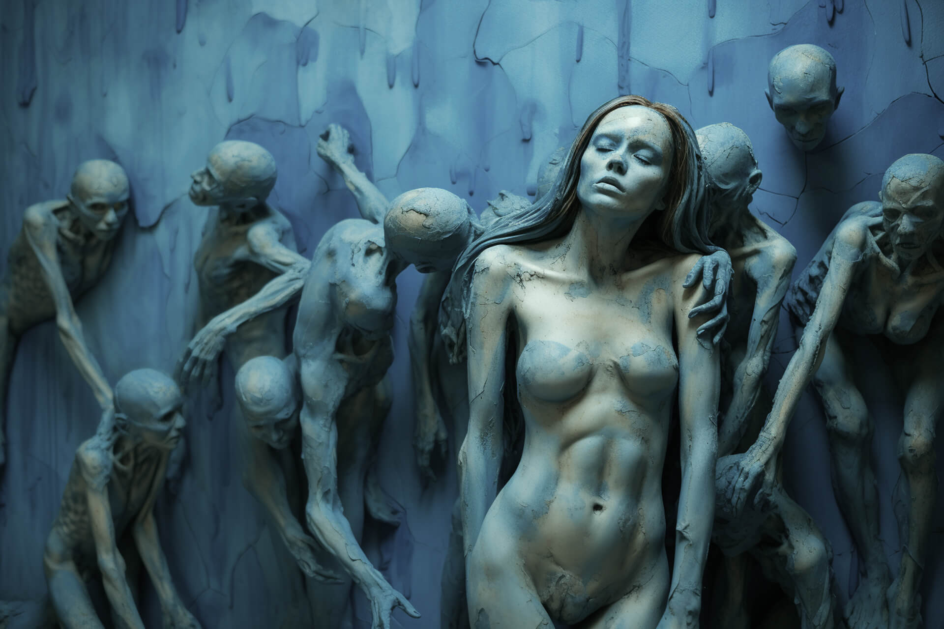 Murals in Blue – Post Modern Gothic 3