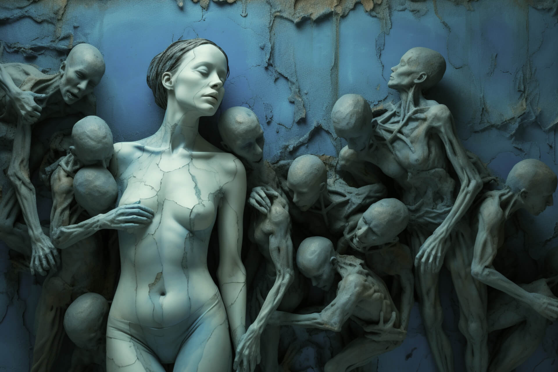 Murals in Blue – Post Modern Gothic 4