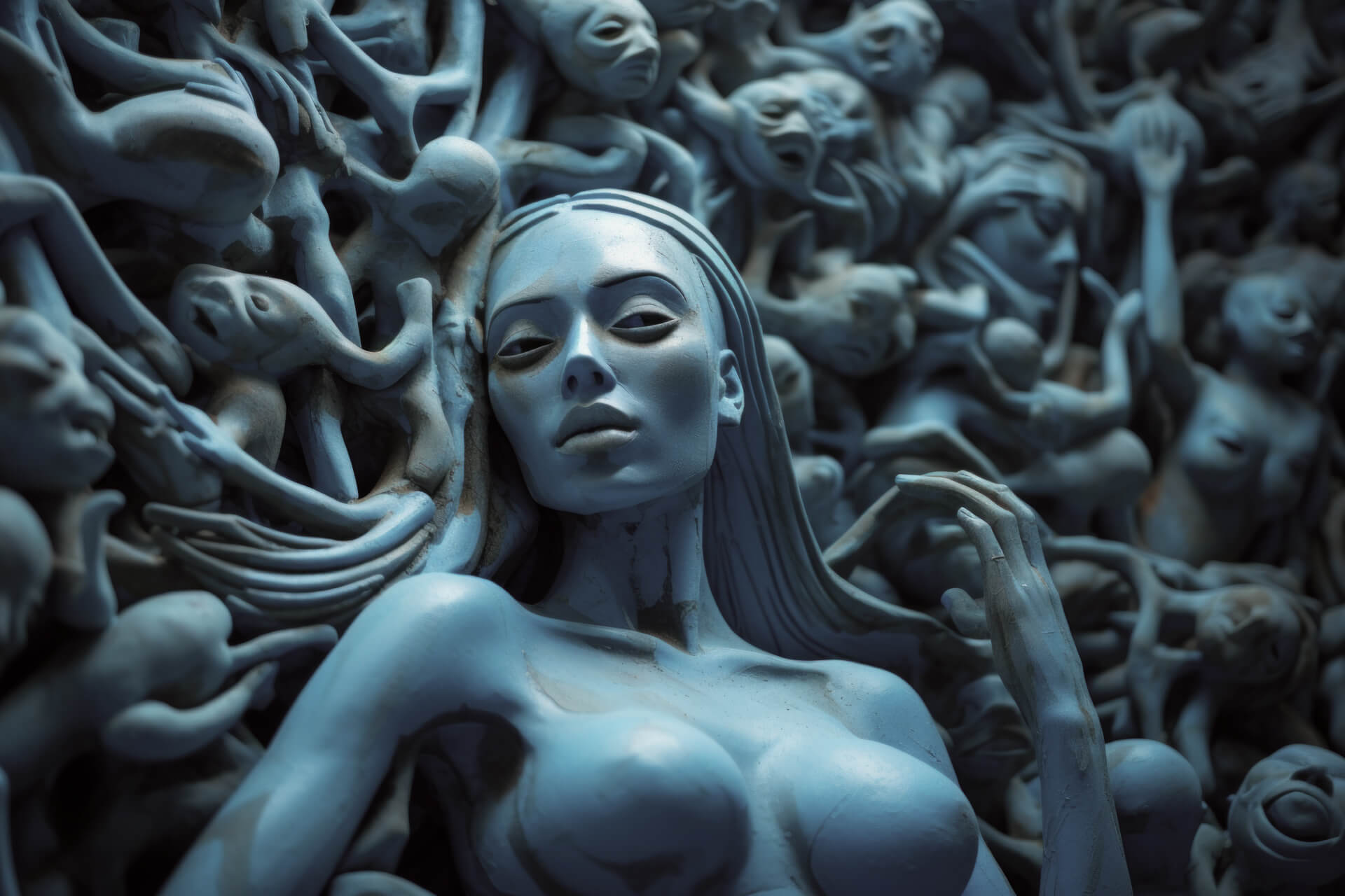 Murals in Blue – Post Modern Gothic 5