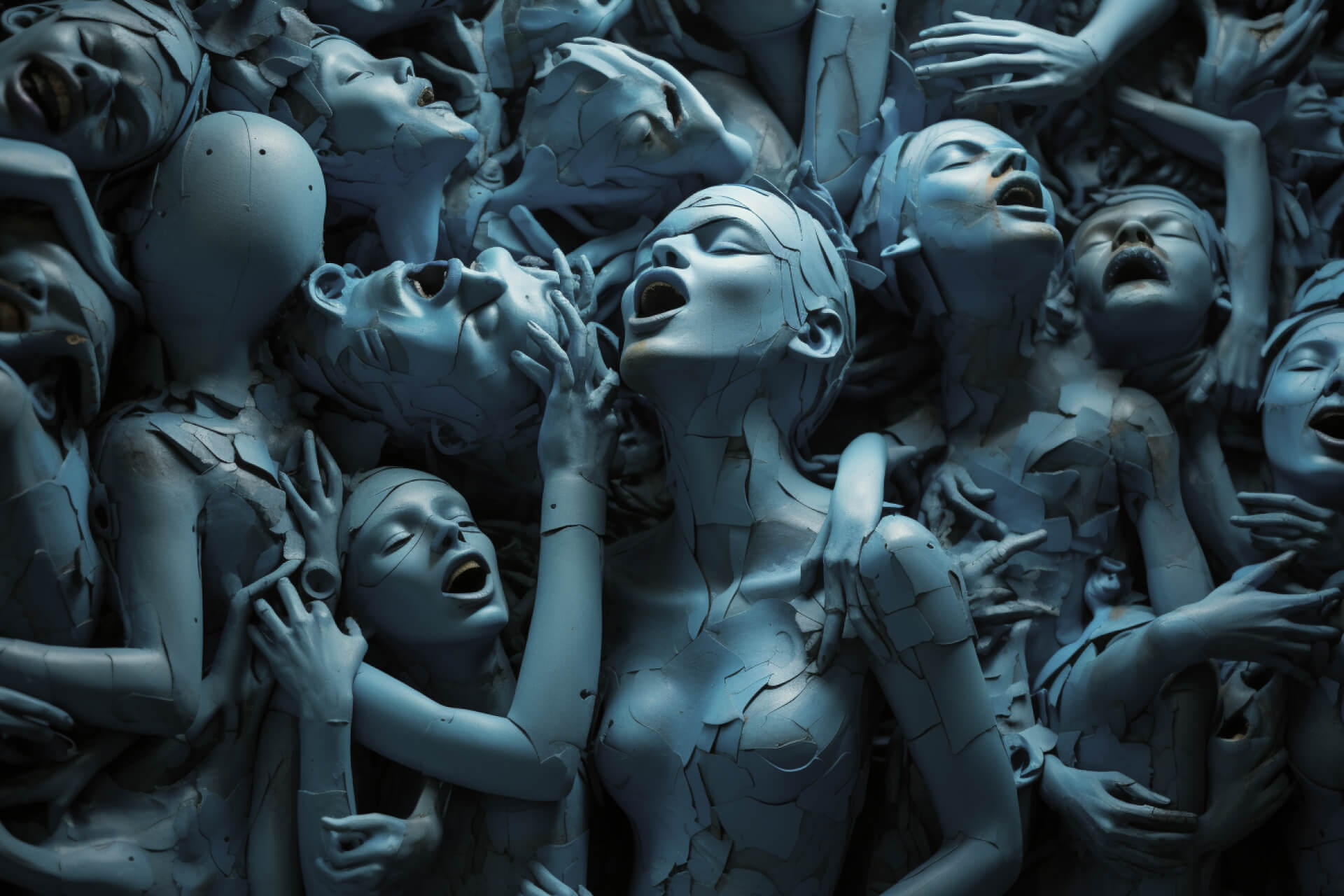 Murals in Blue – Post Modern Gothic 7