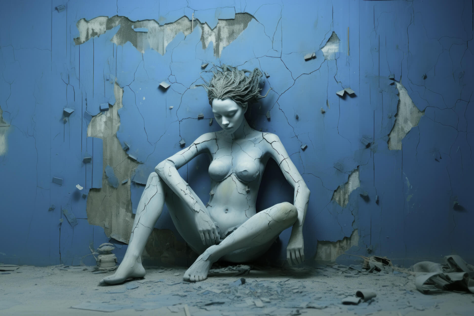 Murals in Blue – Post Modern Gothic 9