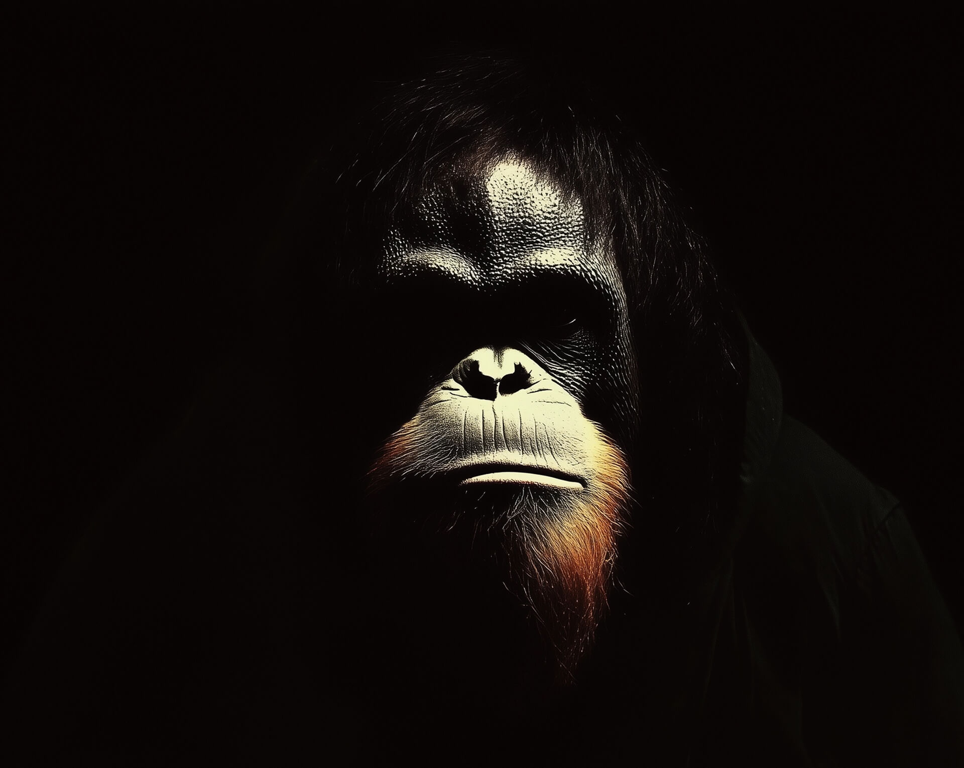 The code of apes, --sref 3067073667, Bild 16, midjourney explorations, Dirk Habenschaden