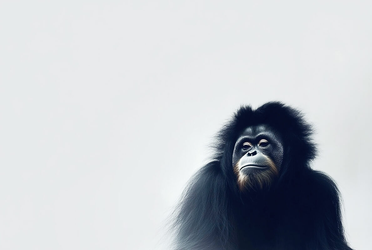 The code of apes, --sref 338574977, Bild 30, midjourney explorations, Dirk Habenschaden