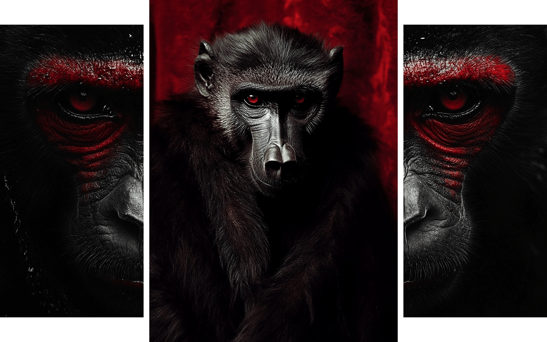 The code of apes, --sref 364429789, Bild 10, midjourney explorations, Dirk Habenschaden