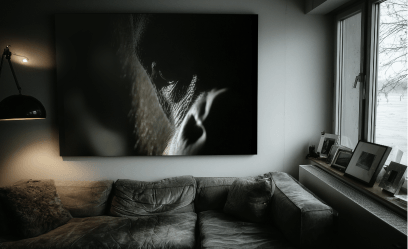 The Code of Apes Motiv gerahmt an der Wand