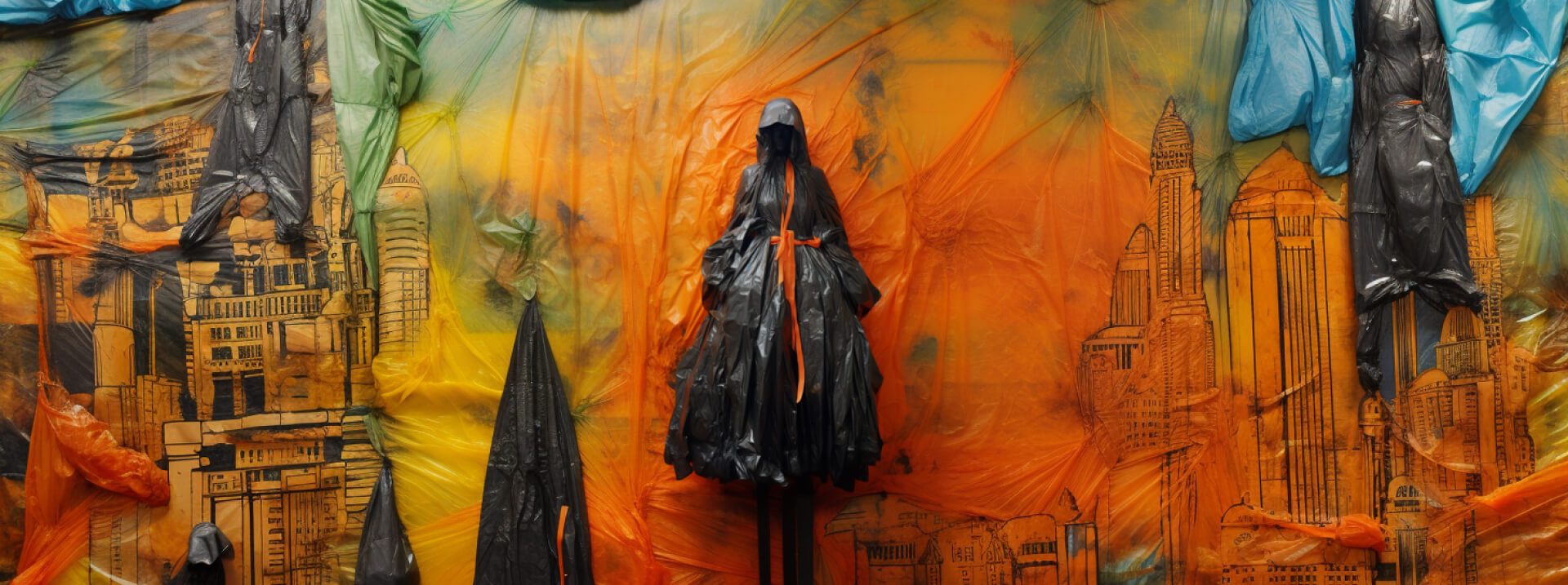 TRASHION, Angel 03, Midjourney Exploration, Dirk Habenschaden