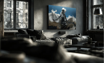 Wild Wild blend Motiv gerahmt an der Wand