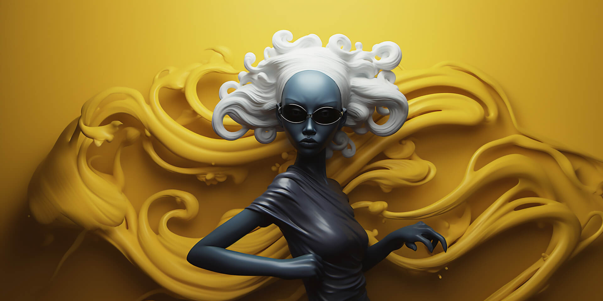 Wild Wild Blend – Yellow Goddess x Ghost Painting 1
