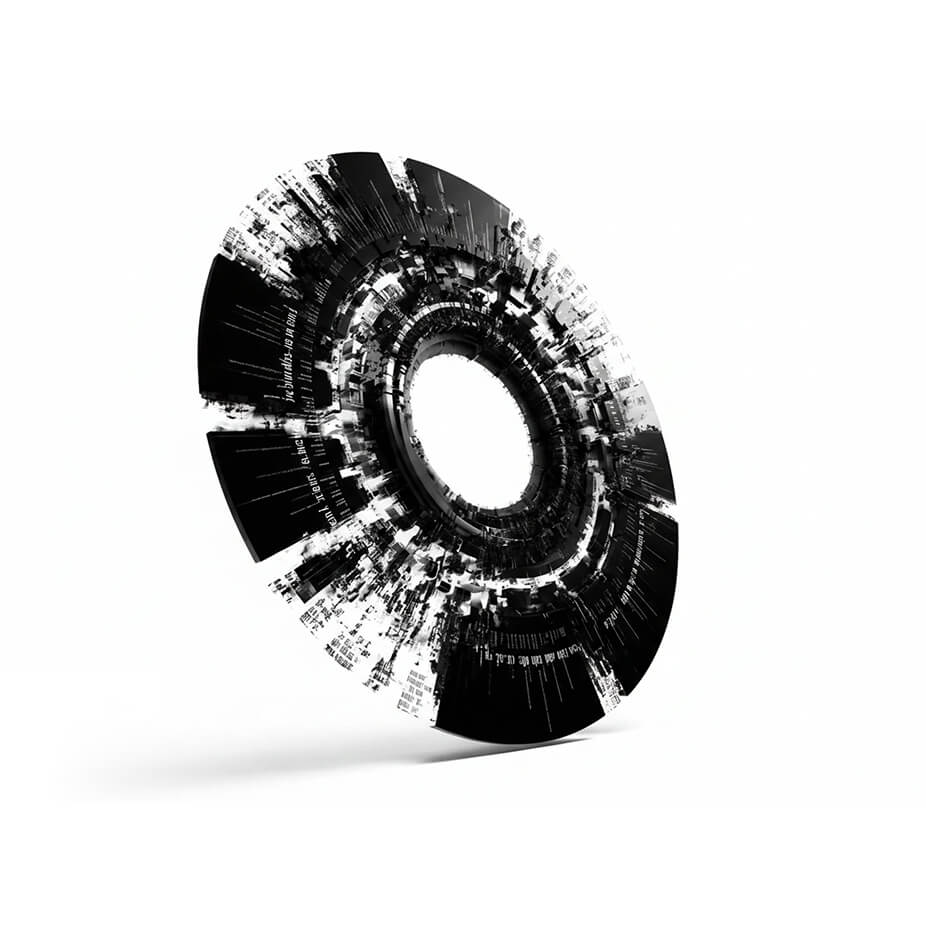 Sound triptych: audio visualization of the installation