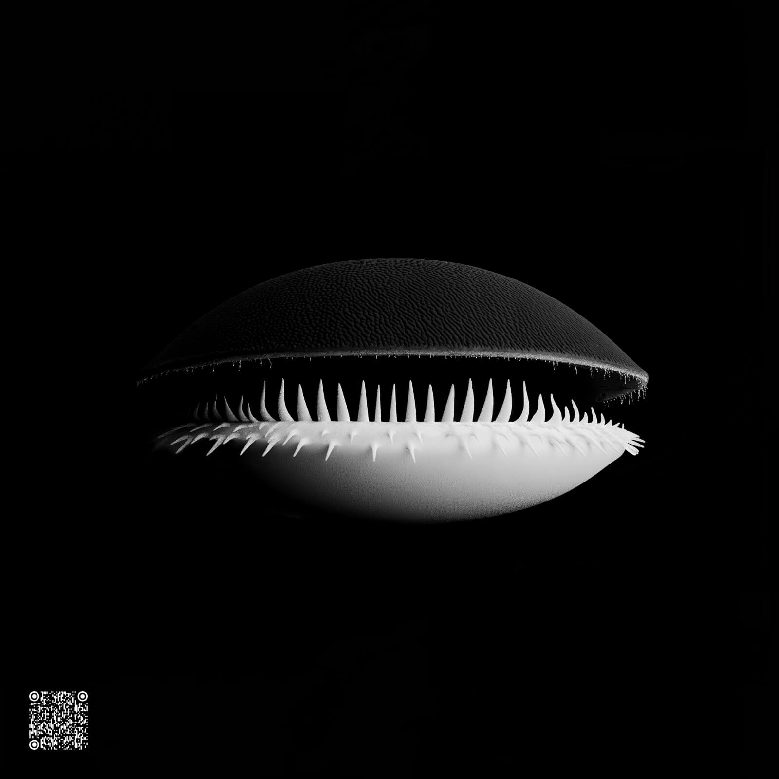 SHAAK – KI-generierte Schwarz-Weiß-Kunst aus der Serie Poetry in Black and White